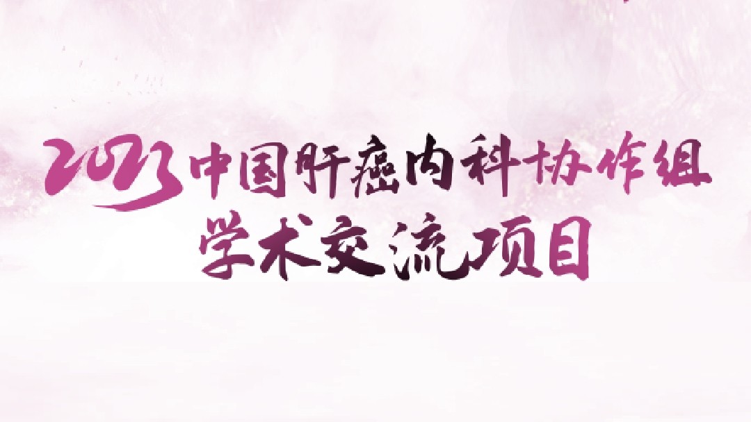 2023中国肝癌内科协作组学术交流项目