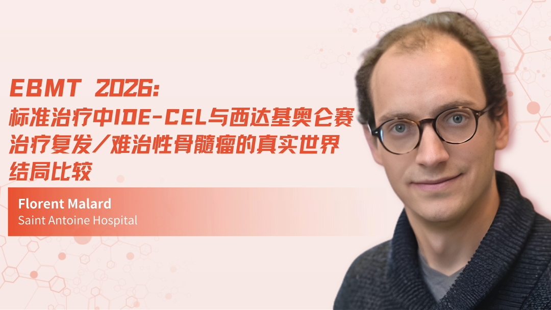 EBMT 2026 | 标准治疗中 ide-cel 与西达基奥仑赛治疗复发/难治性骨髓瘤的真实世界结局比较