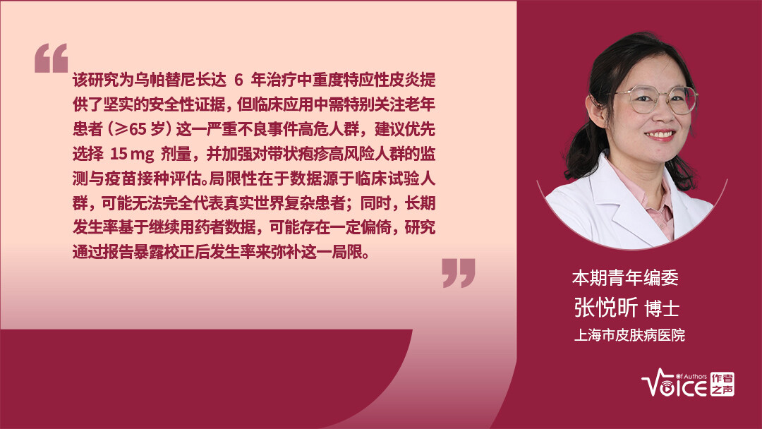 第62期 | 编委述评：乌帕替尼长期治疗特应性皮炎的安全性