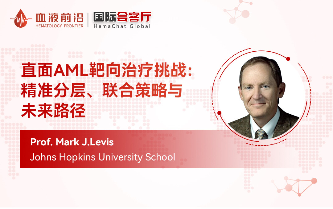 国际会客厅 | Prof. Mark J.Levis: 直面AML靶向治疗挑战：精准分层、联合策略与未来路径